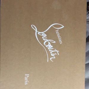 Authentic Christian Louboutin (Black Sequin)